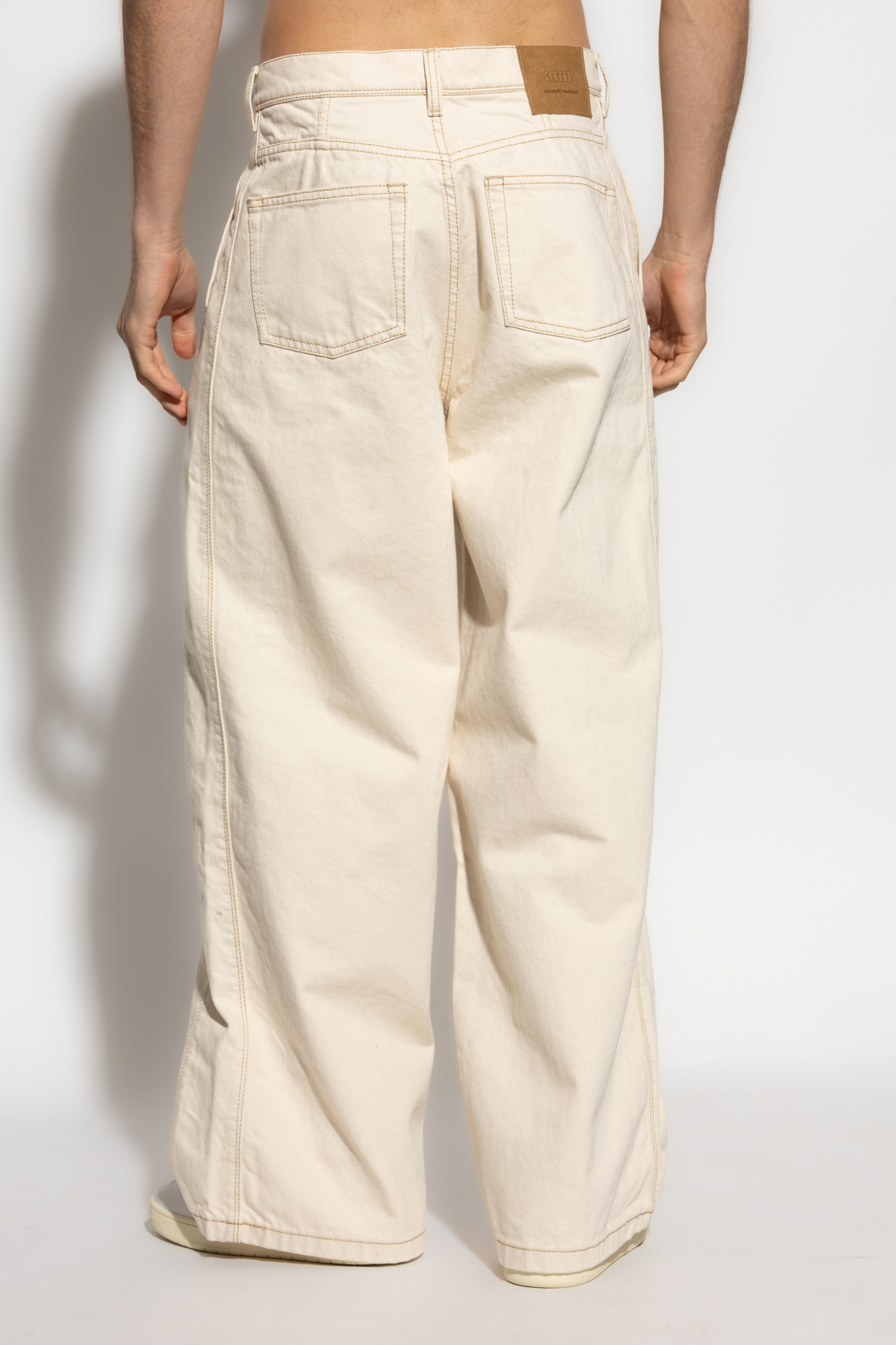【送料&関税込】Ami Alexandre Mattiussi Cotton Flared Jeans AMI PARIS High-rise flared jeans | NET-A-PORTER